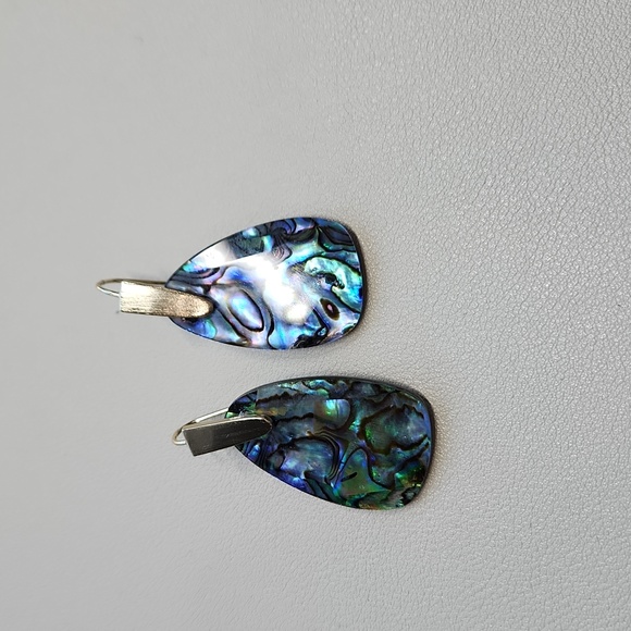 Kendra Scott Aragon Abalone Shell Stone Earrings - Picture 2 of 6